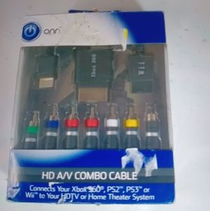 New ONN HD A/V combo cable set